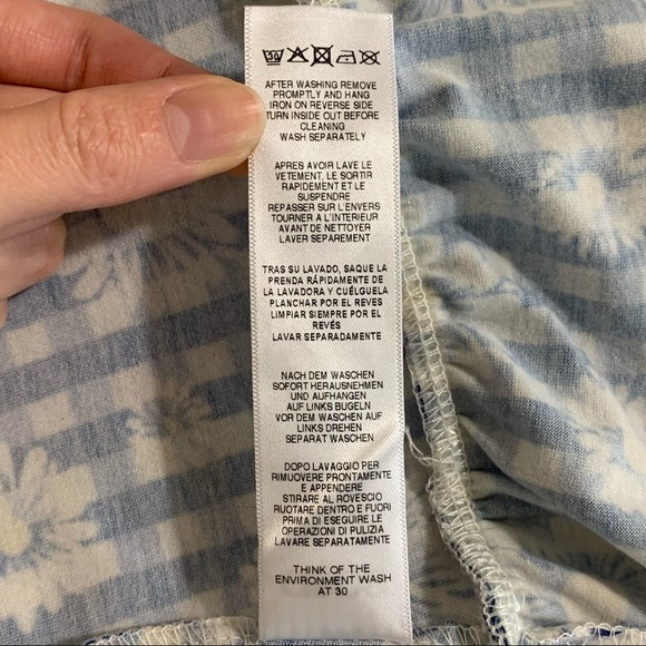 ASOS Floral Daisy Checkered Blue Sundress - Picture 6 of 6